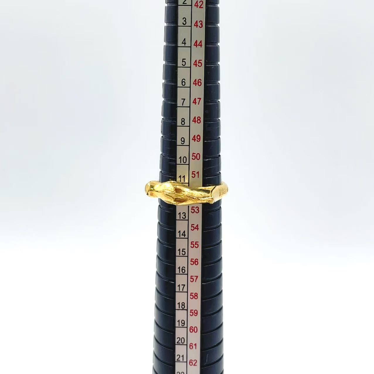 HERMES リング シュバルホース ヴィンテージ ゴールド 指輪 13号