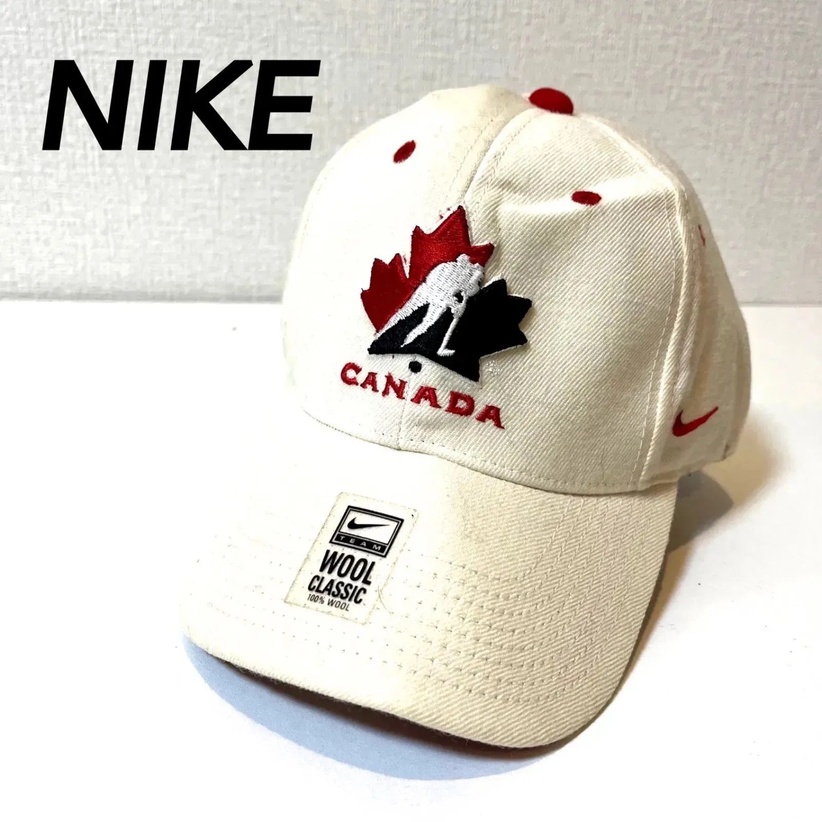 NIKE アイスホッケー カナダ代表 フライトキャップ 刺繍ロゴ アメリカ