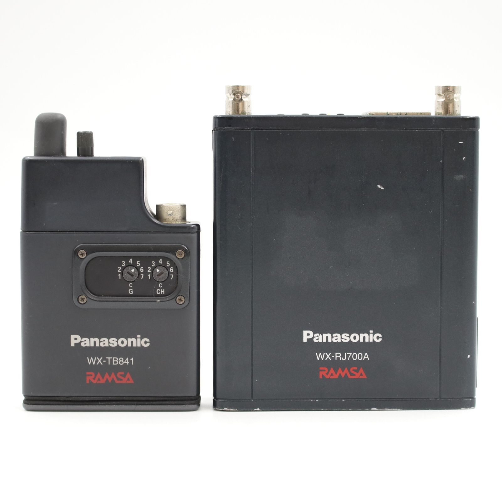 □良品□ PANASONIC RAMSA WX-RJ700A ＋ WX-TB841 800MHz帯ENG EFP