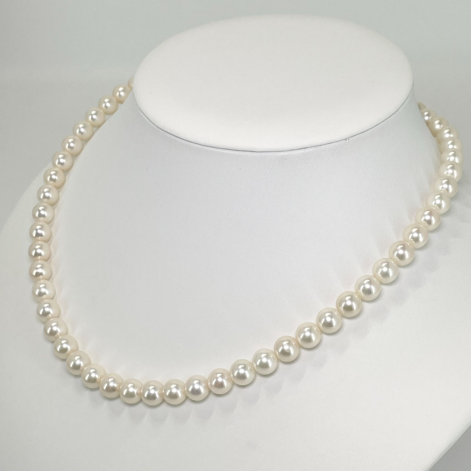 【極美品】ミキモト パール ベビーパール ネックレス 現行クラスプ MIKIMOTO - ミキモト 真珠 ネックレス チョーカー シルバー製