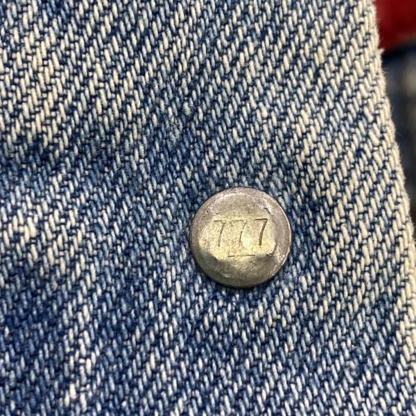 中古】LEVI'S 80-90s 70506-0214 レザーパッチリメイク トラッカー