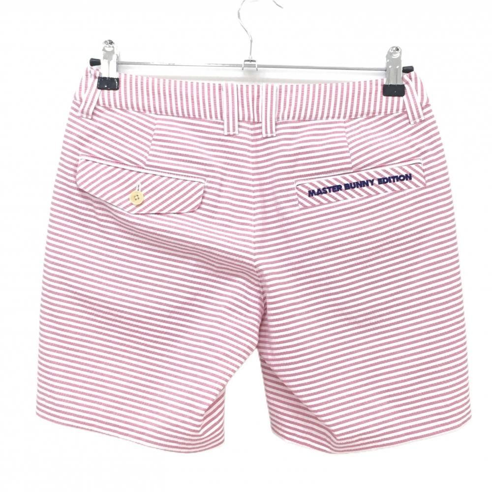 超美品】マスターバニー ショートパンツ レッド×白 ボーダー