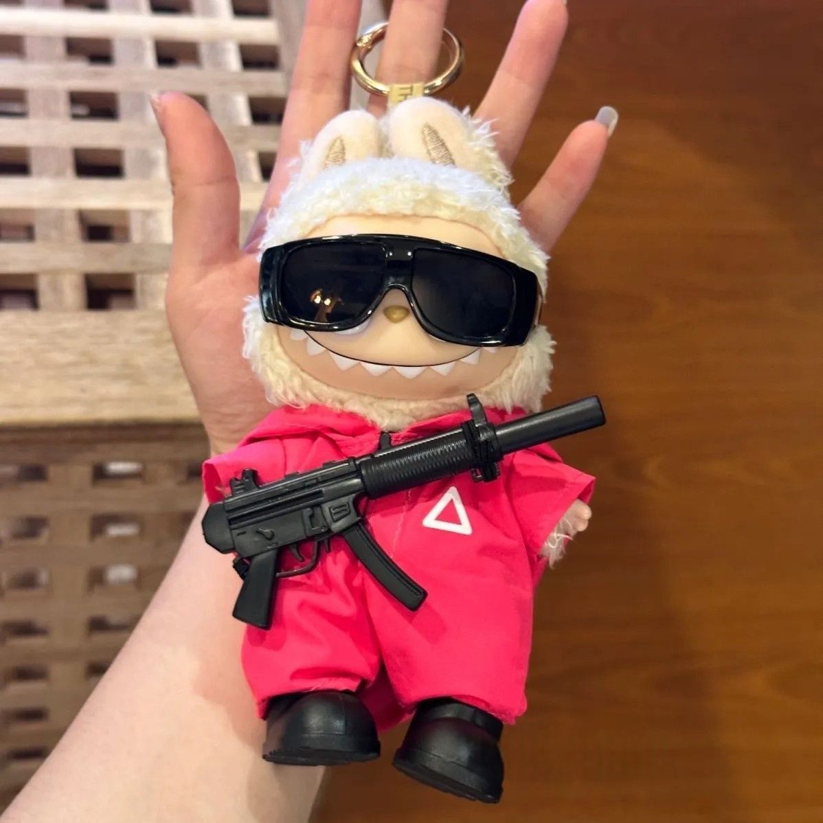 ✨らぶぶ 着せ替え衣装 ぬい服 イカゲーム衣装3点セット✨ ✨らぶぶ 着せ替え衣装 ぬい服 イカゲーム 衣装3点セット