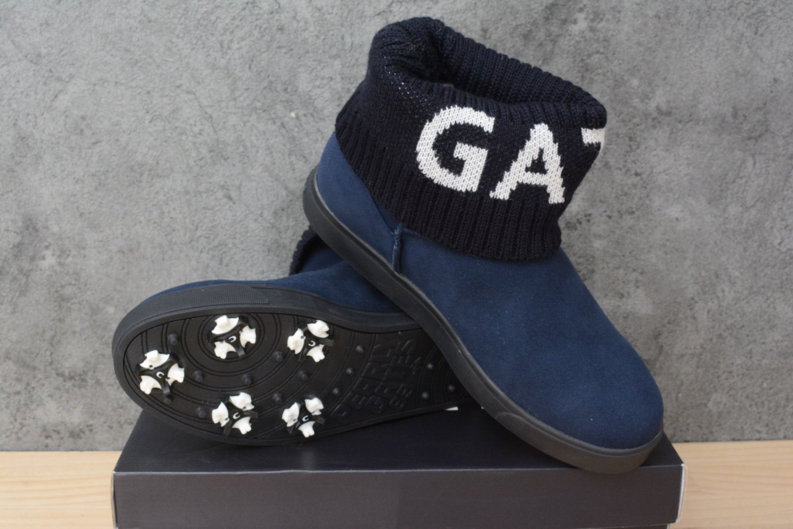 期間 価格 ♥品 24.5cm パーリーゲイツ PEARLY GATES レディース ゴルフシューズ 24.5㎝ ネイビー 053-1292102