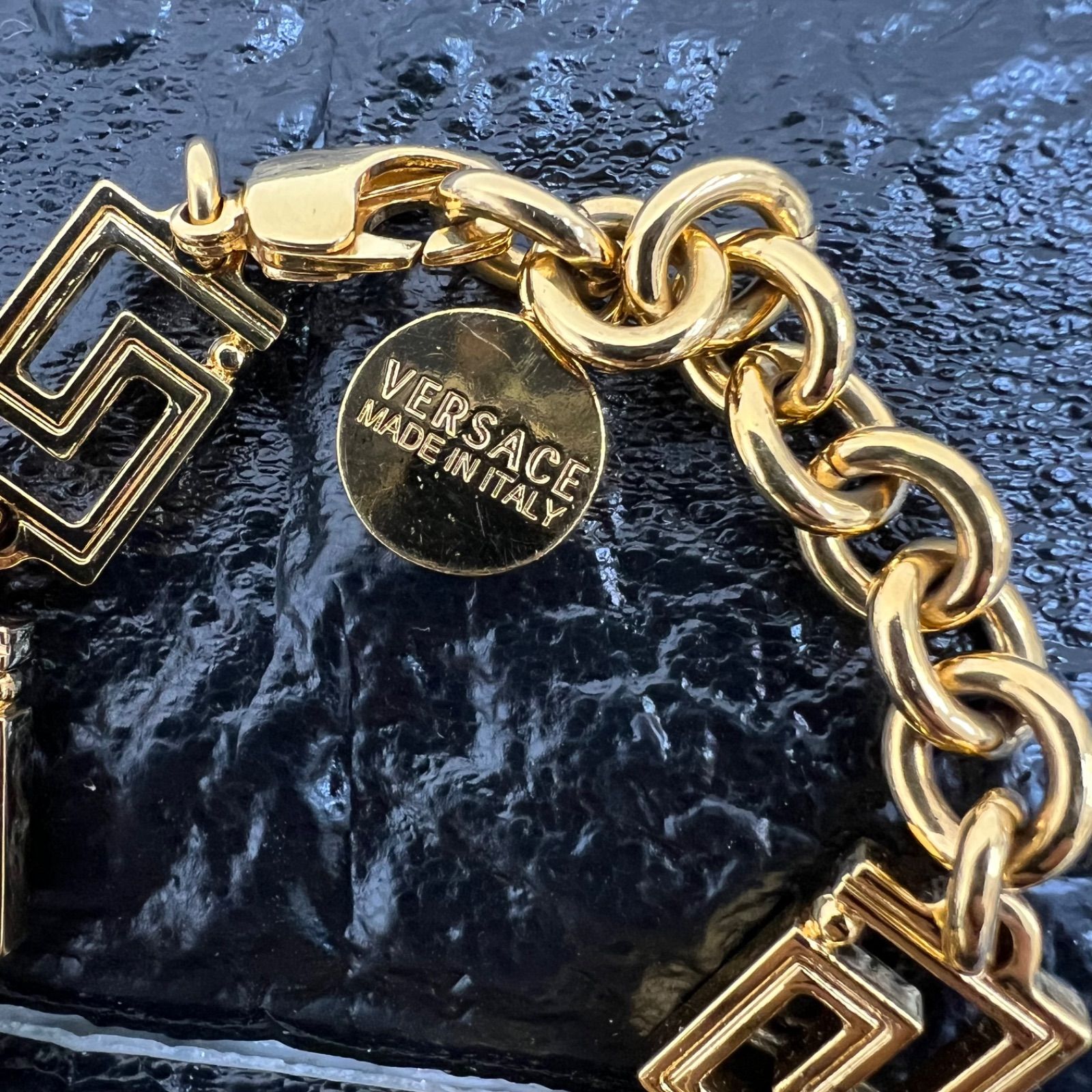 極美品】VERSACE ヴェルサーチ ブレスレット グレカマニア