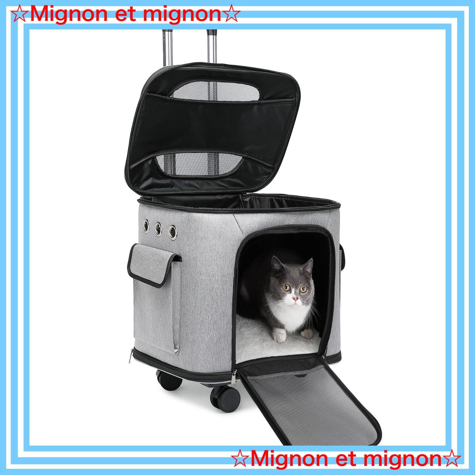 大容量ペットバッグ 猫 2匹 リュック キャリー 2層 ペット キャリーバッグ 小型犬 ソフトクレート 折りたたみ可 マット付き 通 楽天市場】猫 2匹 リュック 分離可 キャリー 2層 ペット キャリーバッグ 小型犬 ソフトクレート 折りたたみ可 マット付き 2way 通院用 ペットキャリー  リュック 猫 猫用 犬 ペットキャリーケース 折り畳み ドライブ キャスター付き 4輪360度回転 臭気がない ...