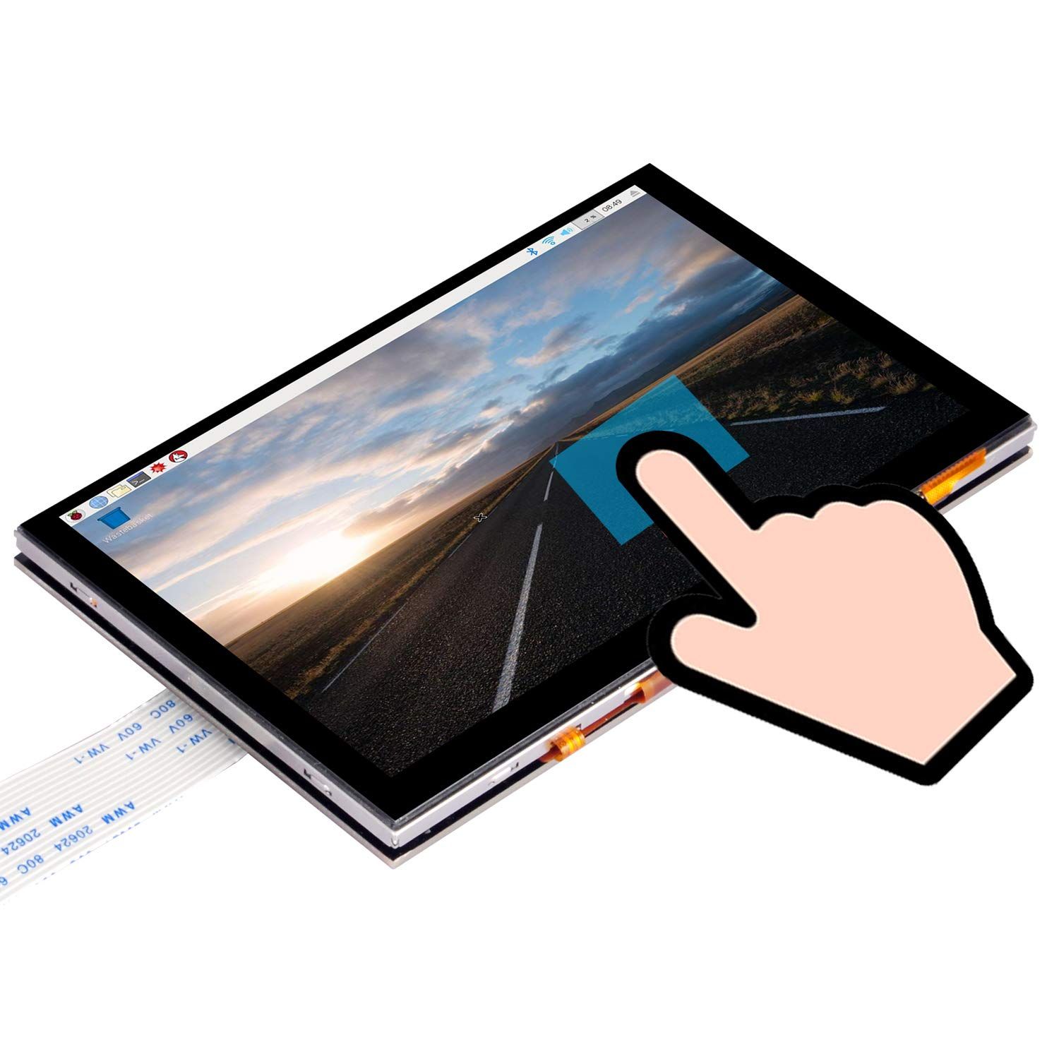 800×480解像度 ラズベリーパイ2