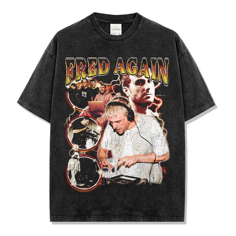 フジロック会場販売 Fred Again.. フレッドアゲイン Tシャツ fred again フレッドアゲイン 黒 Tシャツ XL Tee フジロック