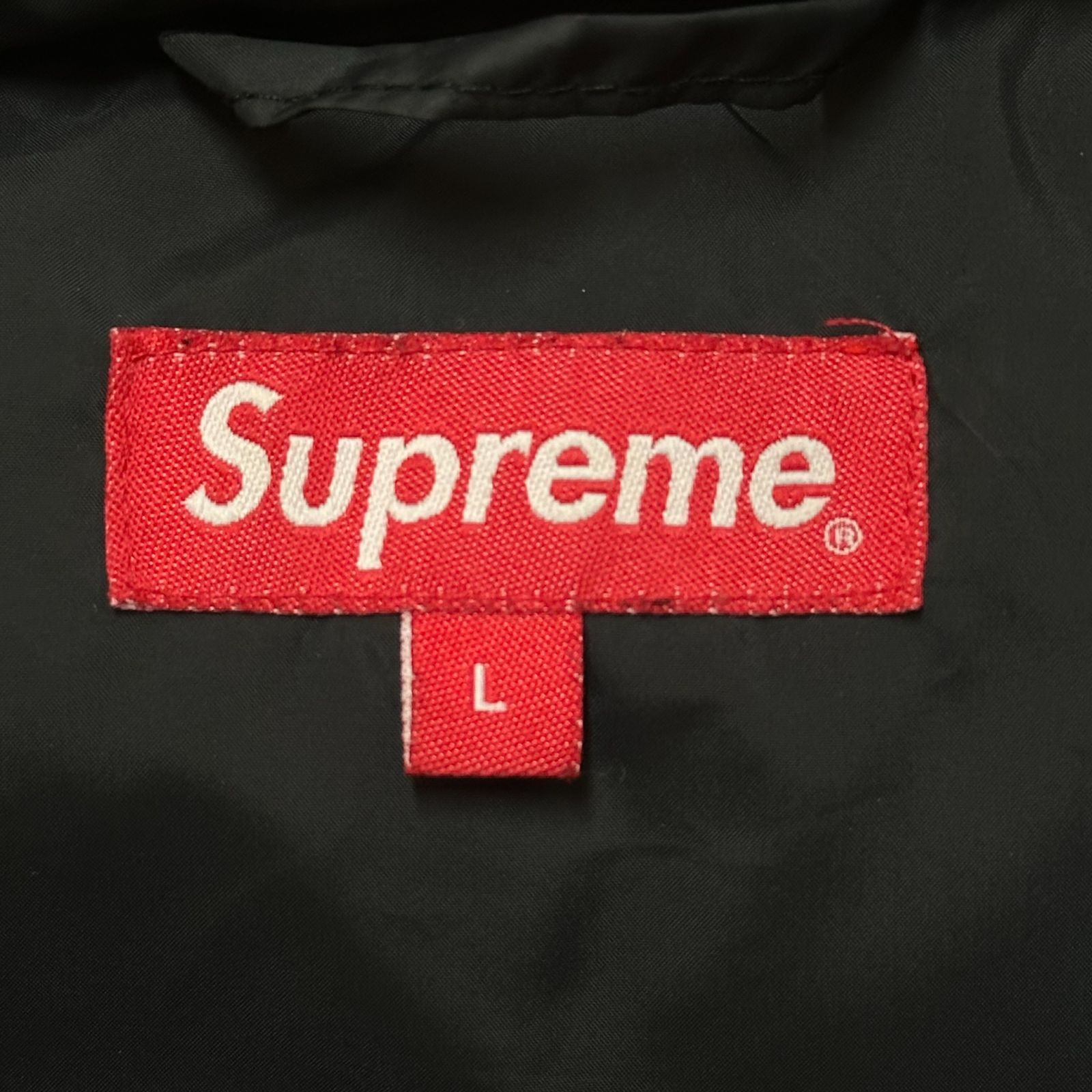 国内正規 Supreme 18AW Stripe Panel Down Jacket ストライプ