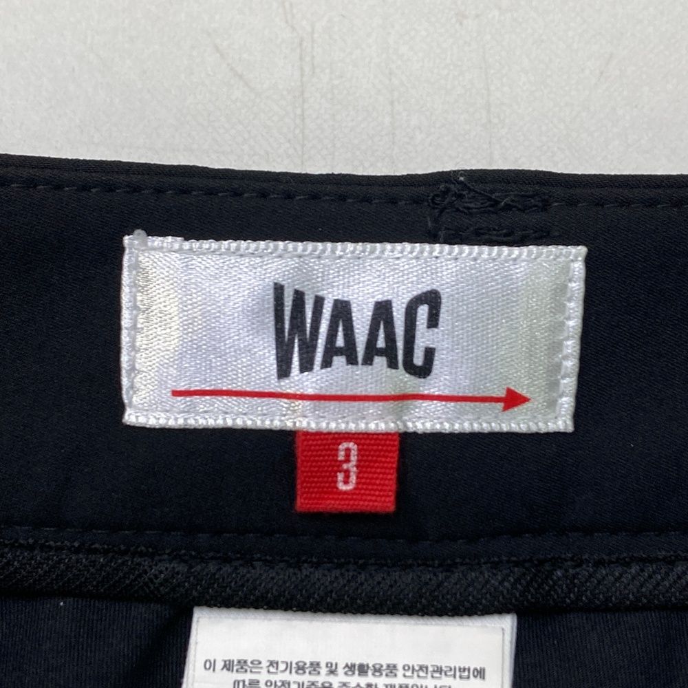サイズ：3 WAAC ワック  ストレッチスカート  ブラック系 [240101481887] ゴルフウェア レディース ストスト サイズ：3 WAAC ワック ストレッチスカート ブラック系
