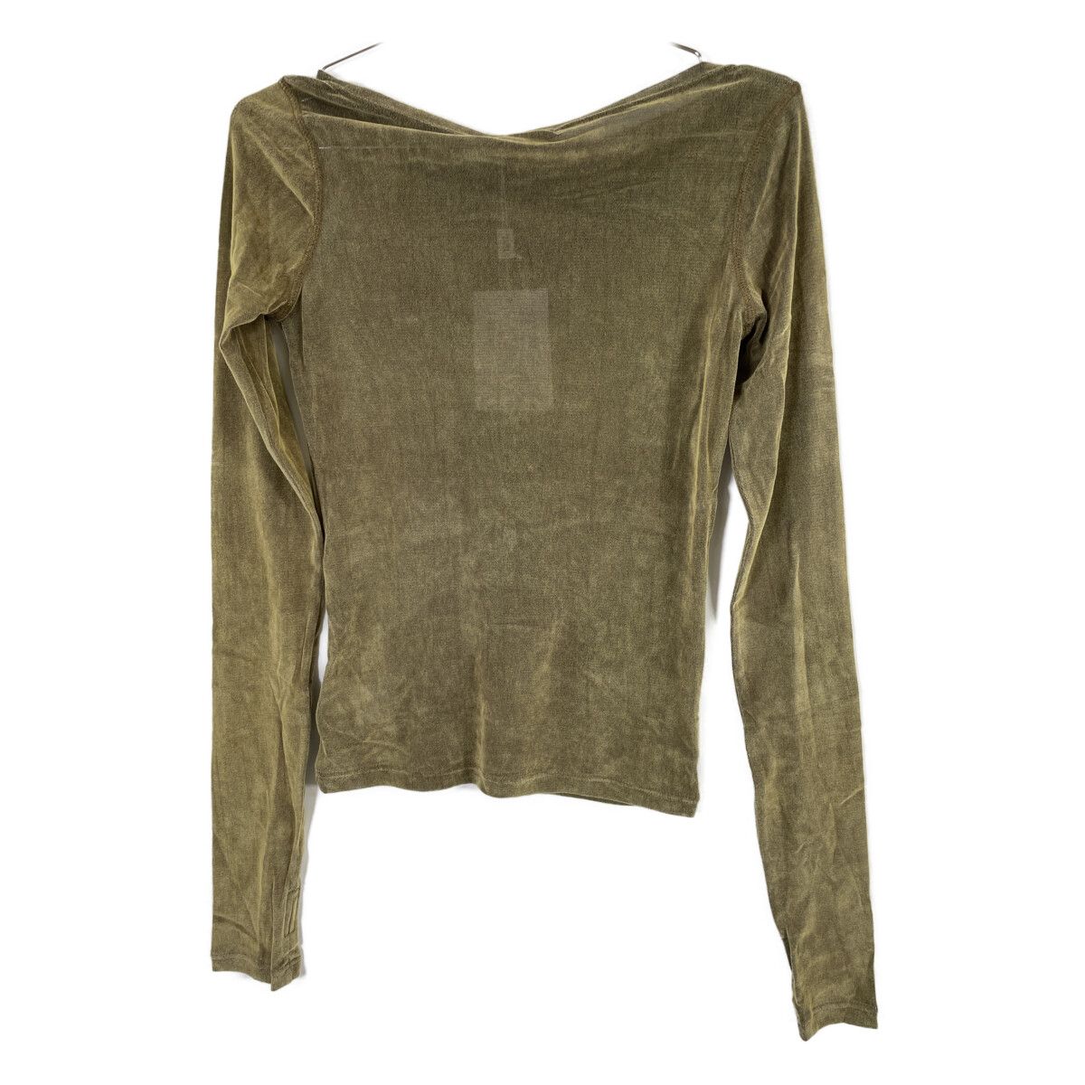 CLANE クラネ 24AW ｸﾞﾘｰﾝ 17105ｰ1222 TULLE FLOCKY LAYERED TOPS 1
