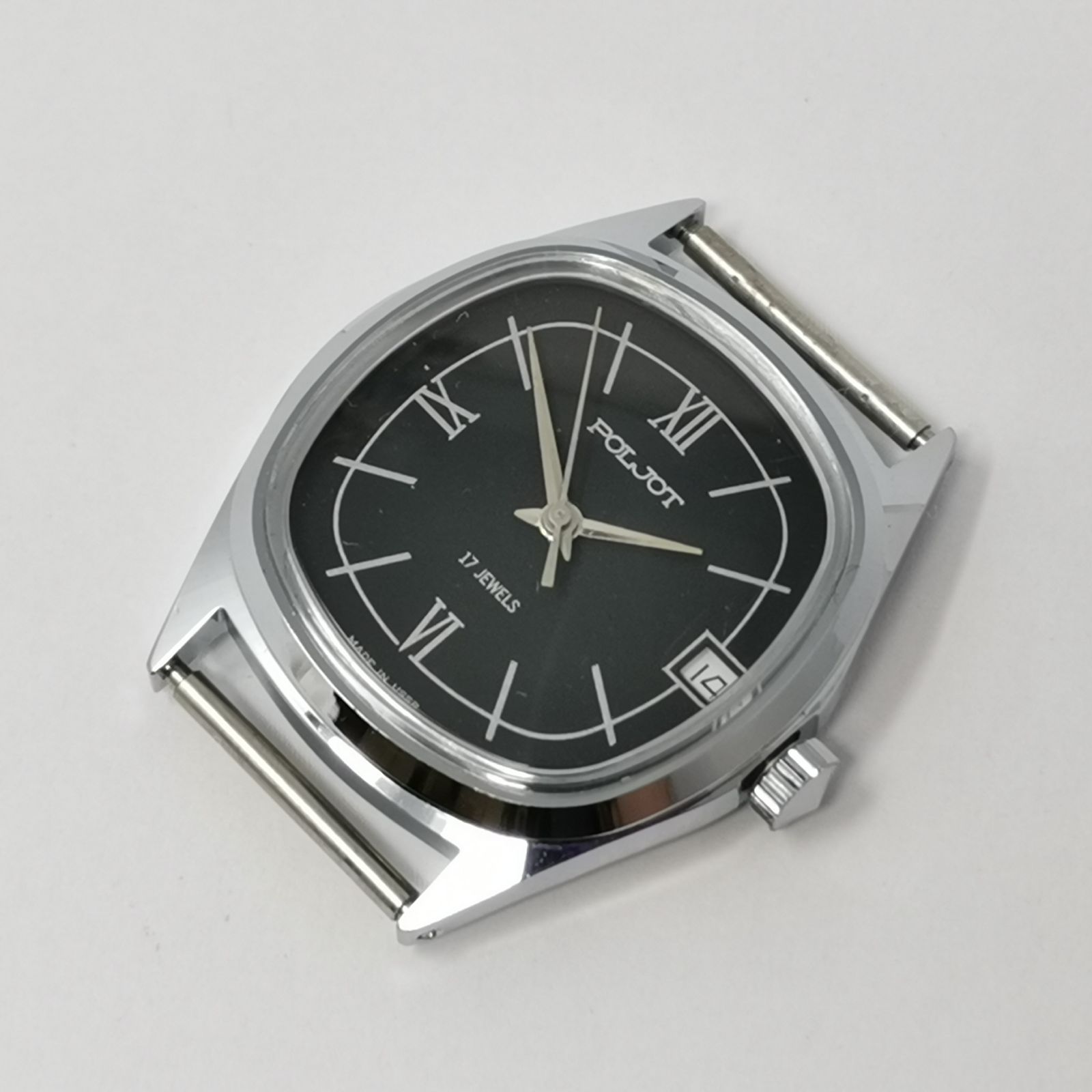 ヴィンテージ ソビエト 腕時計 ポジョット ソ連 1980年代 機械式 文字