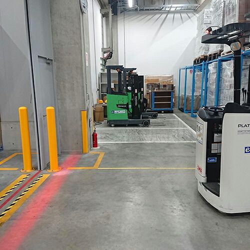 サンコー フォークリフトセーフティLEDレーザー