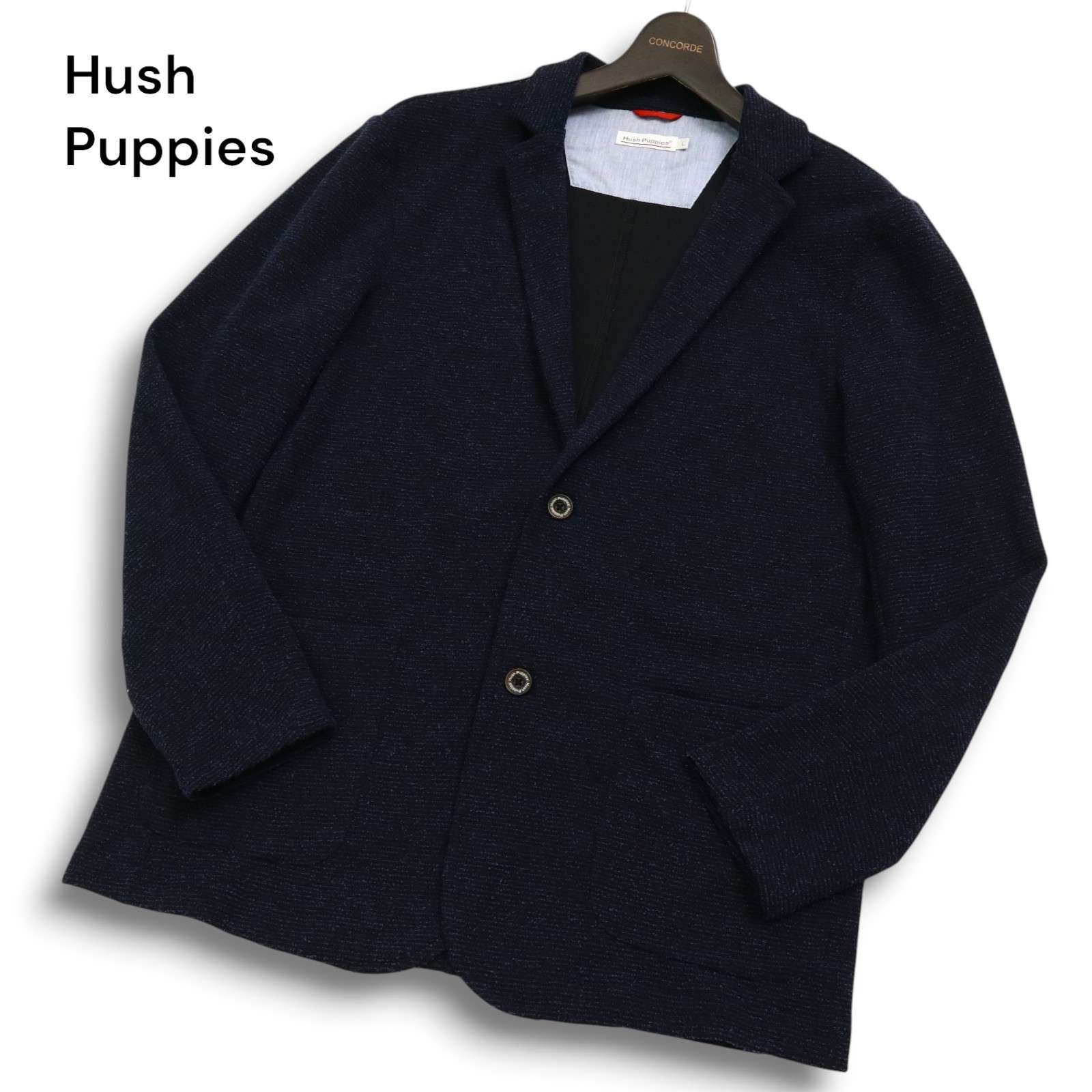 Hush Puppies ハッシュパピー 通年 ポリ100％☆ 杢調 アンコン 