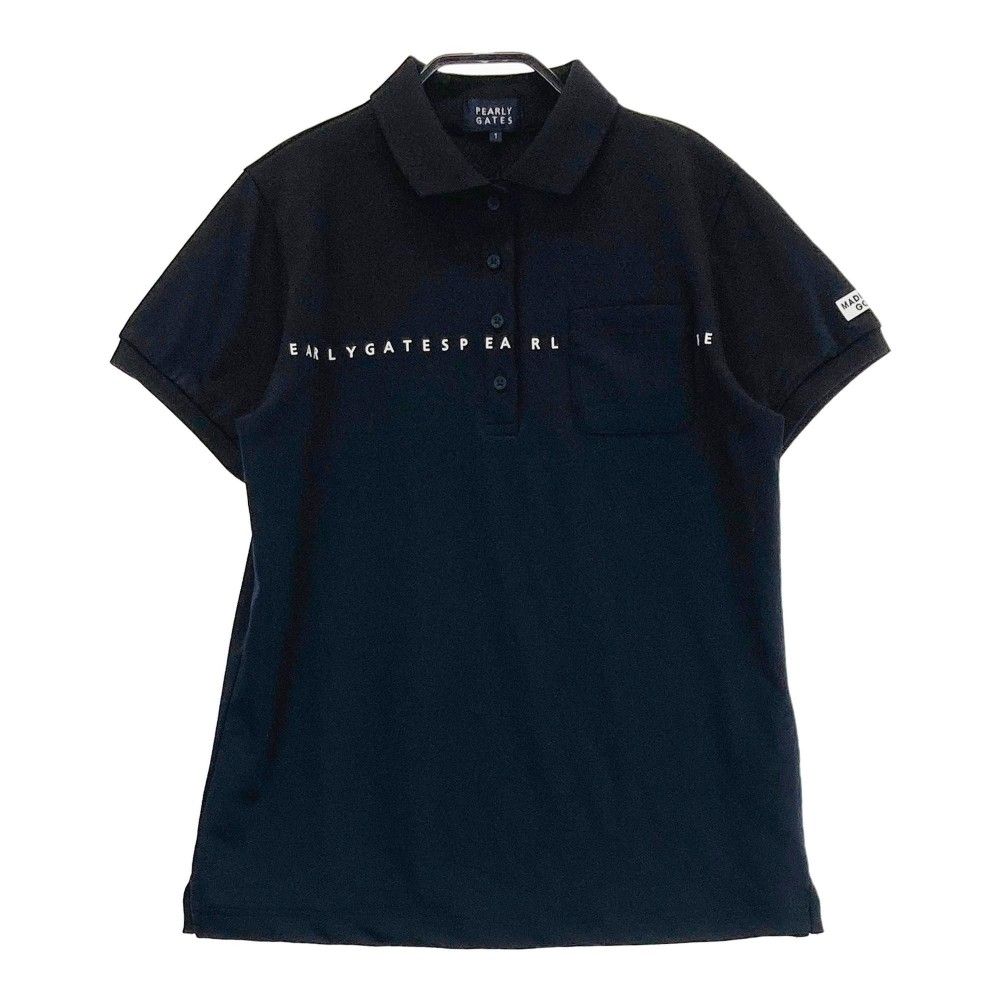 パーリーゲイツ レディース半袖ポロシャツ グリーン サイズ1（大きめ） パーリーゲイツ ポロシャツ size1 パーリーゲイツ レディース半袖