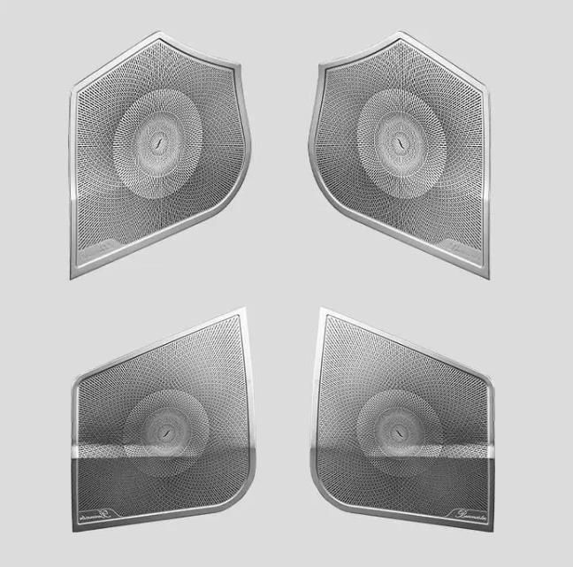 メルセデス ベンツ Eクラス W212 2010-2016年 内装 4個セット ドア サイド スピーカーネット カバー デッキスピーカー ショート用