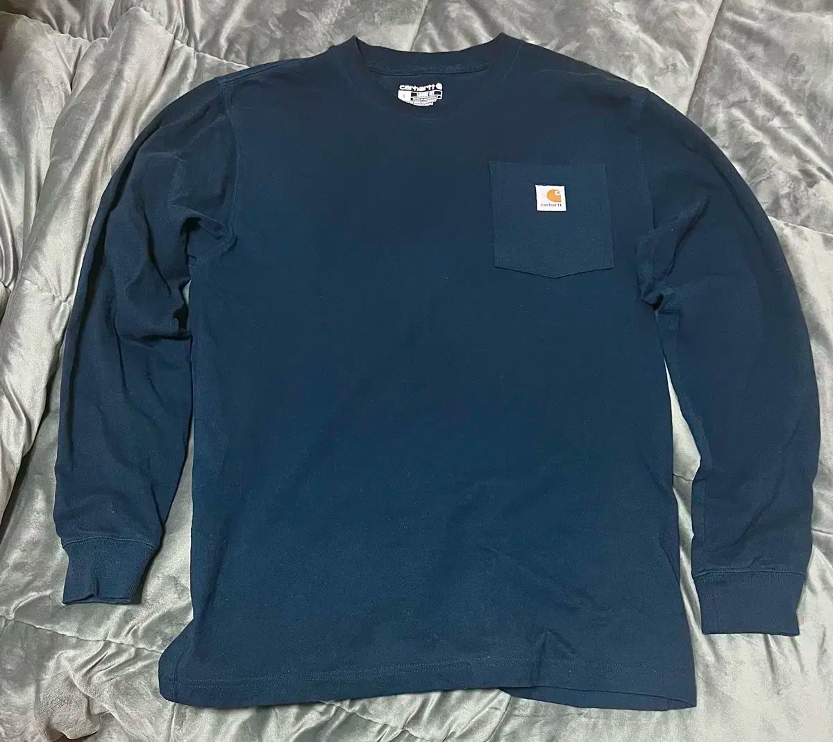 Carhartt カーハート ルーズフィット ポケット 長袖 ロングスリーブ ネイビー S