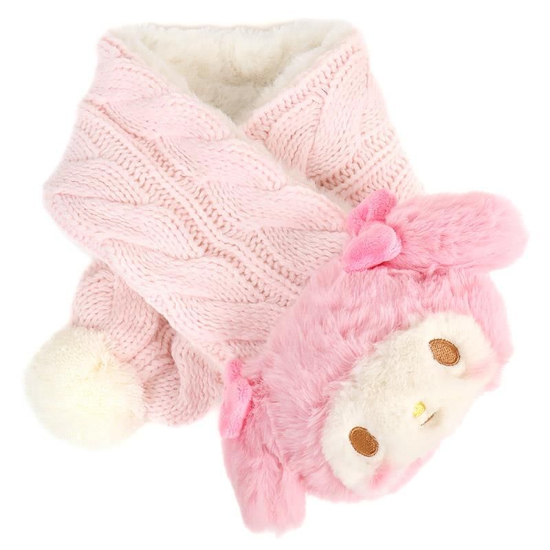 マイメロディ キッズニットマフラー あったか おしゃれ かわいい 子供 子ども 女の子 サンリオ sanrio