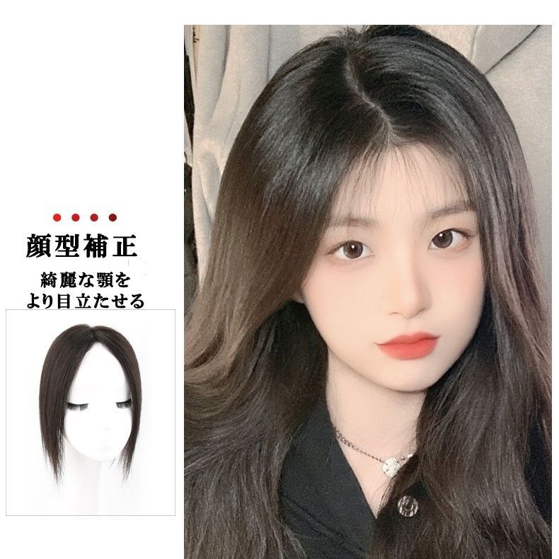 夏用ヘアピース 部分ウィッグ