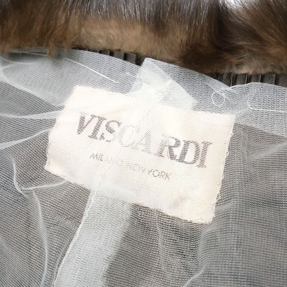□未使用品□sable 毛皮 セーブル ストール VISCARDI セーブル ファー  