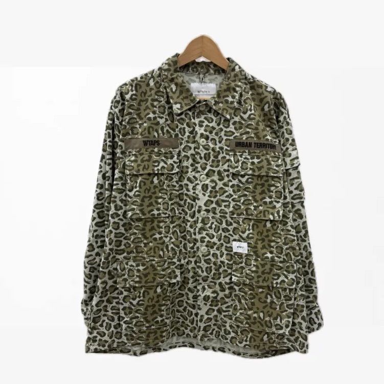 68.WTAPS 21SS JUNGLE 01 LS COTTON.TWILL.CAMO SHIRT サイズX02 211WVDT-SHM02【併売品】