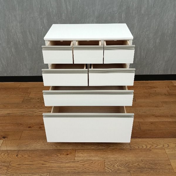 MAX90％オフ！ ランドリーチェスト ホワイト 洗面所効率収納チェスト サニタリーチェスト