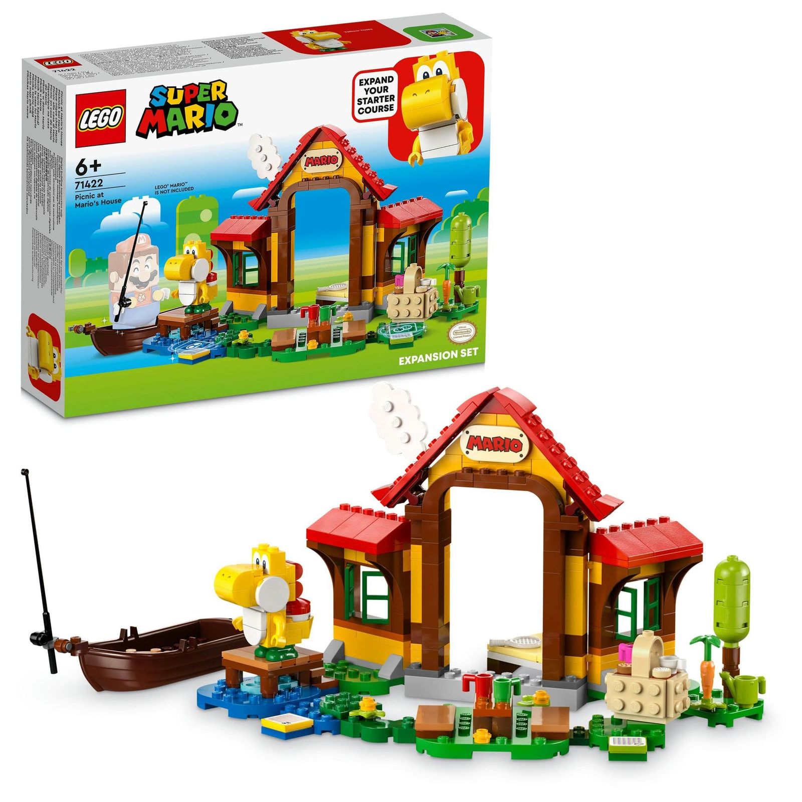 レゴ(LEGO) スーパーマリオ マリオハウス で ピクニック 71422 おもちゃ ブロック プレゼント 冒険 男の子 女の子 6歳から [マリオハウス で ピクニック]