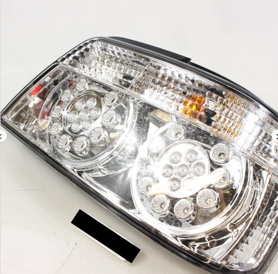 クリアクリスタルクローム LEDテールライトランプ