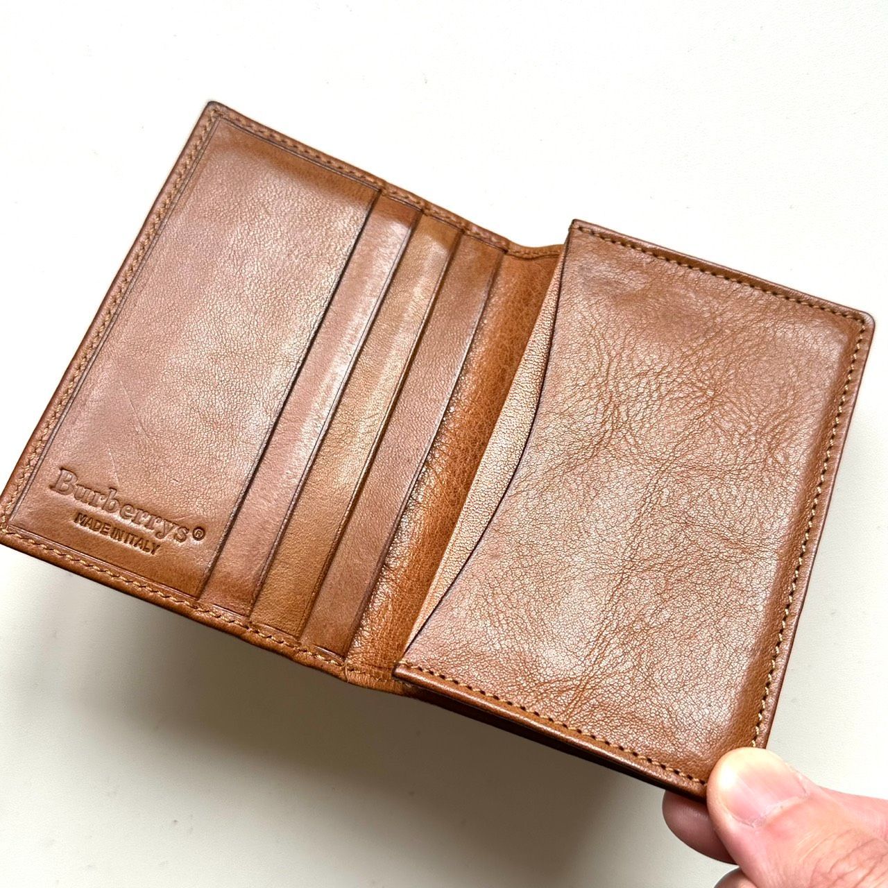  バーバリーズ Burberrys名刺入れ ノバチェック ブラウン カードケース 小物