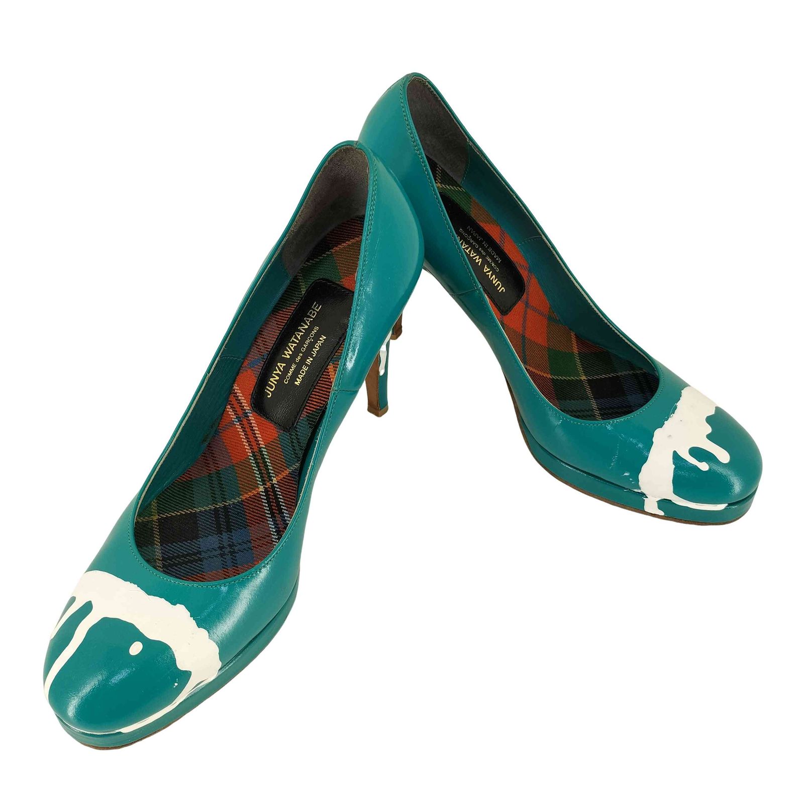 JUNYA WATANABE COMME des GARCONS(ジュンヤワタナベコムデギャルソン) ペイント ヒールパンプス レディース JPN：24.5 【中古】【ブランド古着バズストア】 ジュンヤワタナベコムデギャルソン JUNYA WATANABE COMME des GARCONS
