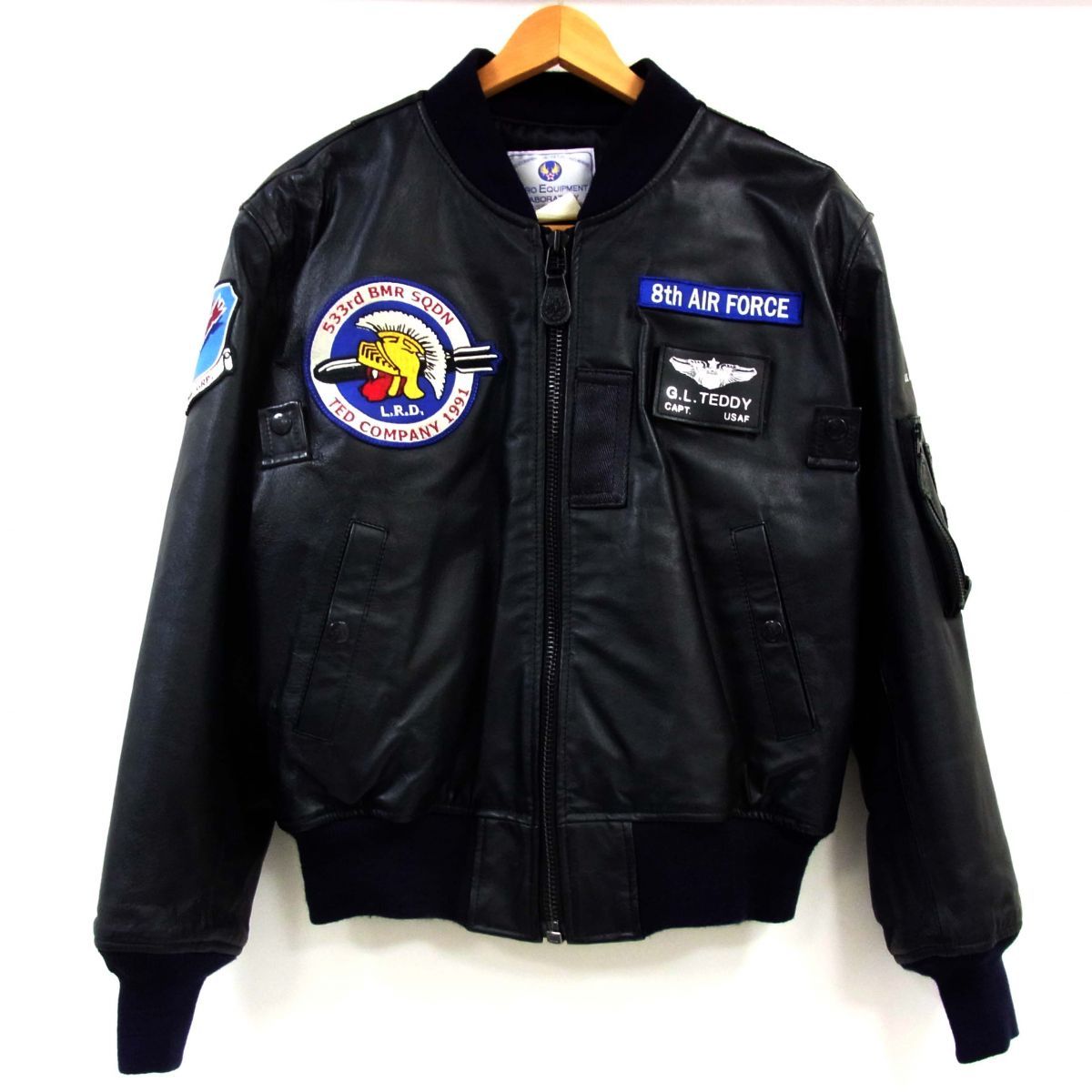 美品【テッドマン】TEDMAN スタジャン 袖レザー フルデコ ネイビー 44 テッドマン スタジャン 袖レザー 美品【テッドマン】TEDMAN スタジャン