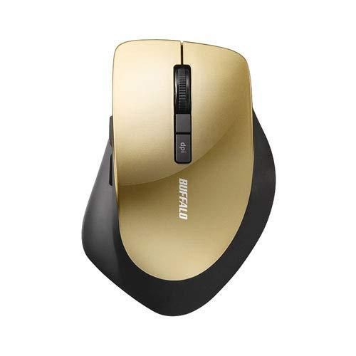 BSMBW320SG(シャンパンゴールド) ワイヤレスBlueLEDマウス 2.4GHz接続 5ボタ