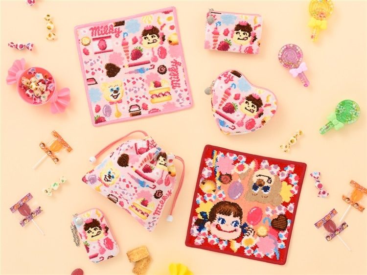 フェイラー　ペコちゃん　ハンカチ　ピンク　　新品未開封　完売品 フェイラー ペコちゃん ハンカチ ピンク 新品未開封 完売品