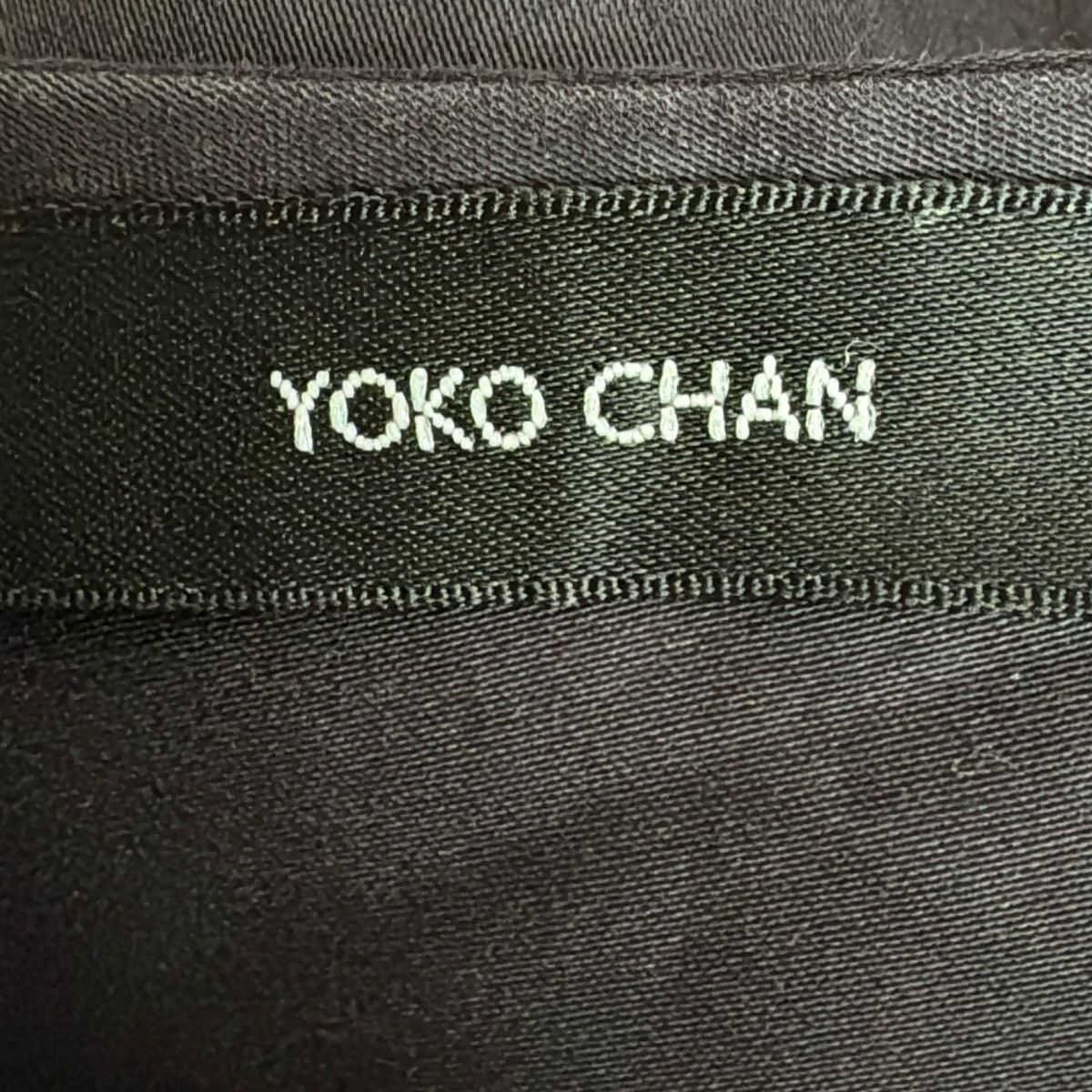 yokochan ノースリーブ ネイビーチュニック 36 美品 YOKOCHAN ノースリーブ ひざ丈 ワンピース 紺 38 - メルカリ
