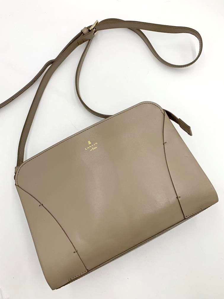 新品　未使用　値下げ　ランバン　ハーフジップ LANVIN COLLECTION ランバン コレクション セカンドバッグ