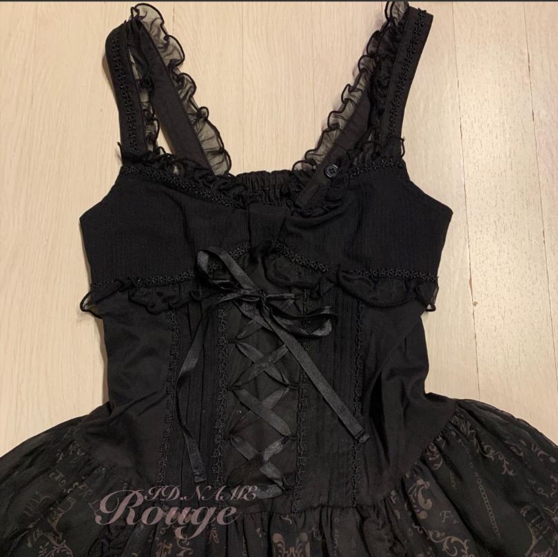 H.NAOTO FRILL エイチナオト ウサギレースフリルワンピ 新品未使用 h.NAOTO FRILL ワンピース 刺繍 うさぎ ピンク