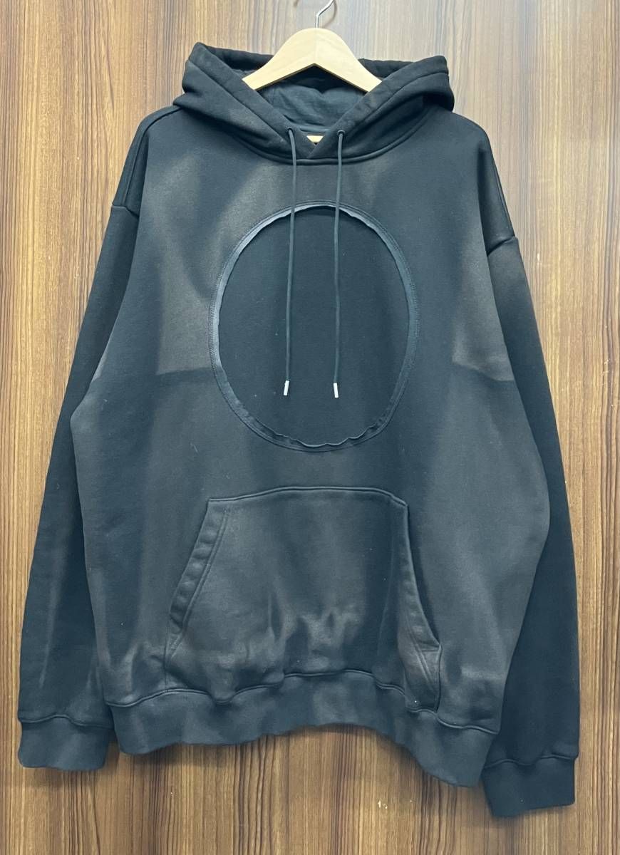 jiyongKim / ジヨンキム 23AW JK23AWTO03 SUN-BLEACHED OVERSIZED HOODIE オーバーサイズ フーディ プルオーバー パーカー ブラック L