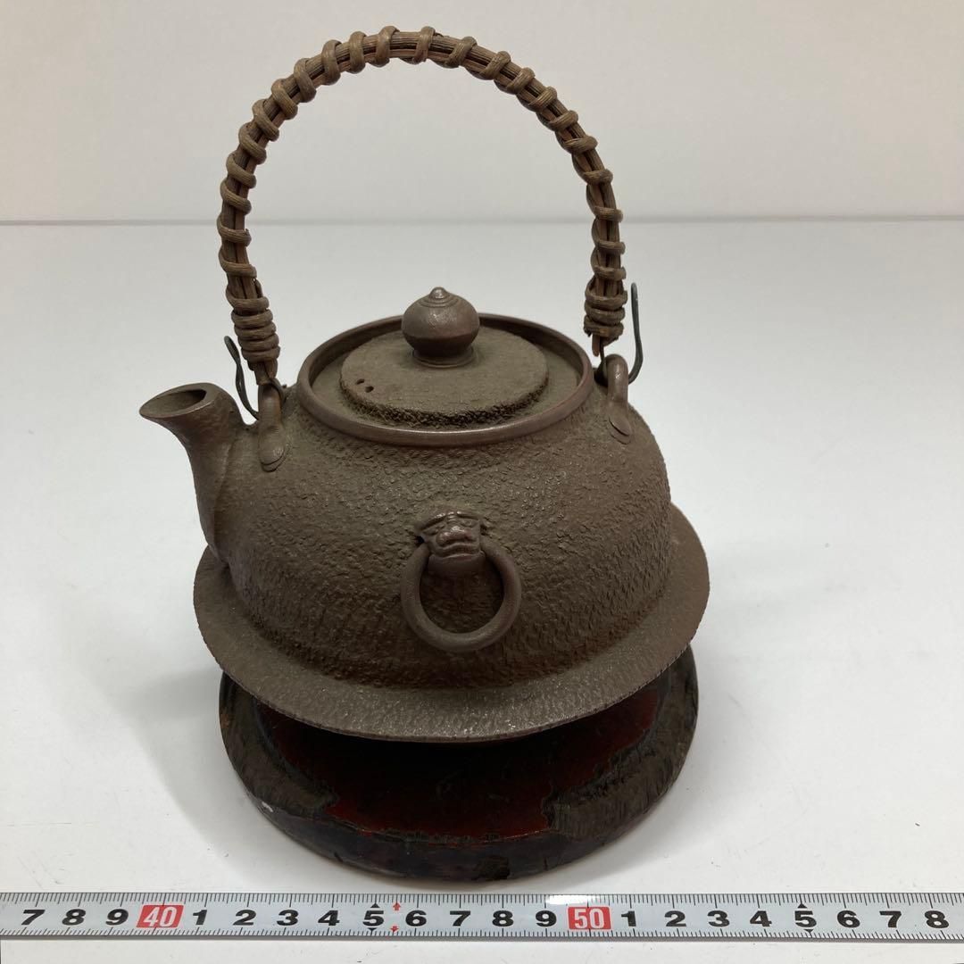 時代 萬古焼 急須 瓶座セット 東さ6-0505