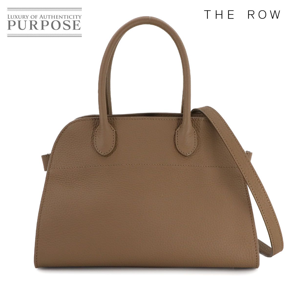 The Row ザ・ロウ マルゴー15 レザー バッグ シルバー金具 The Row ザ・ロウ マルゴー15 レザー バッグ シルバー金具