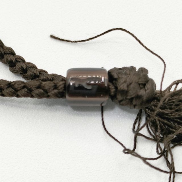 JURGEN LEHL ビーズ ネックレス グレー ブラウン レディース ヨーガン  