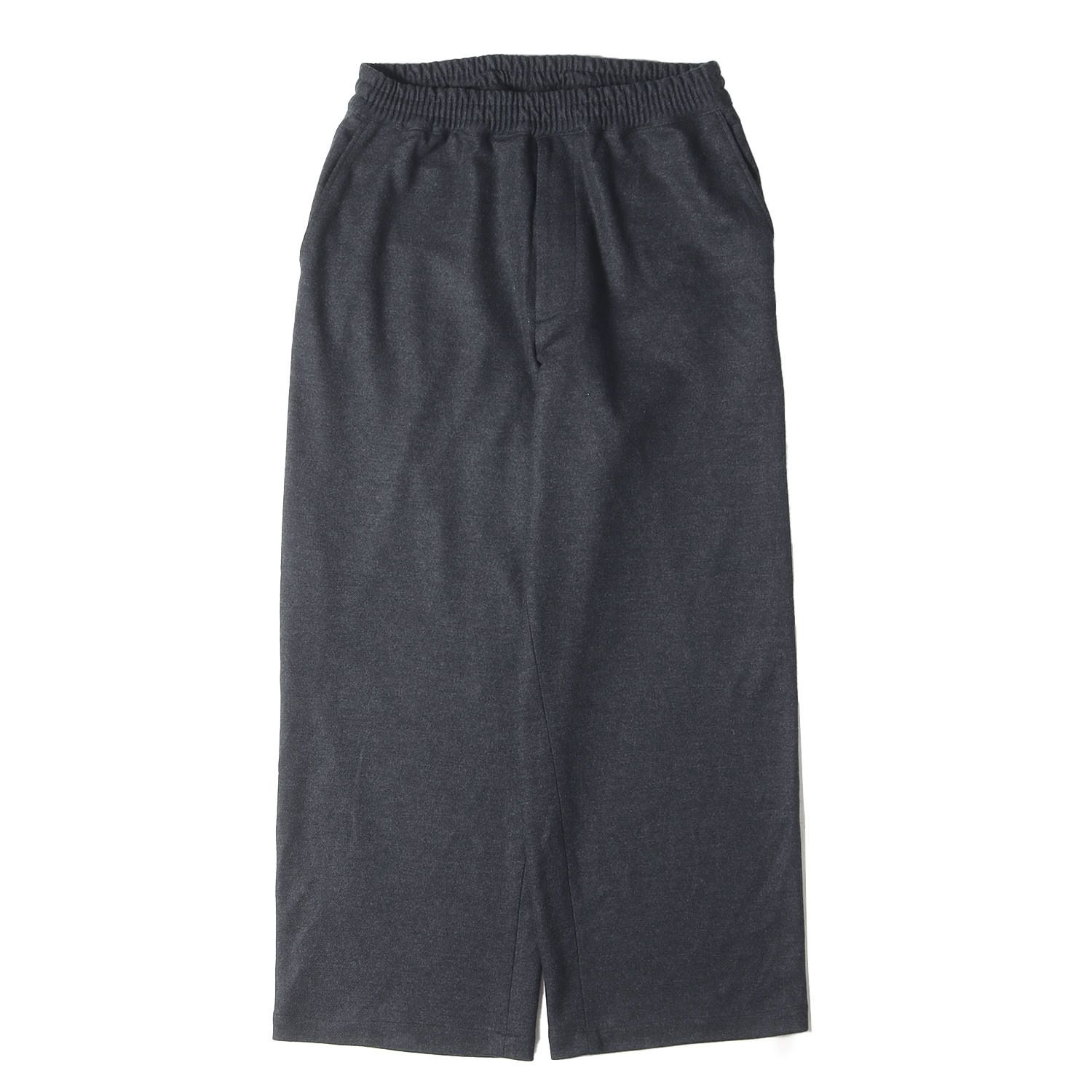 Graphpaper グラフペーパー パンツ グレー サイズ 1 | 24AW ウール スムース フランネル イージー ワイド パンツ Wool Smooth Flannel Easy Wide Pants | ボトムス ズボン メンズ