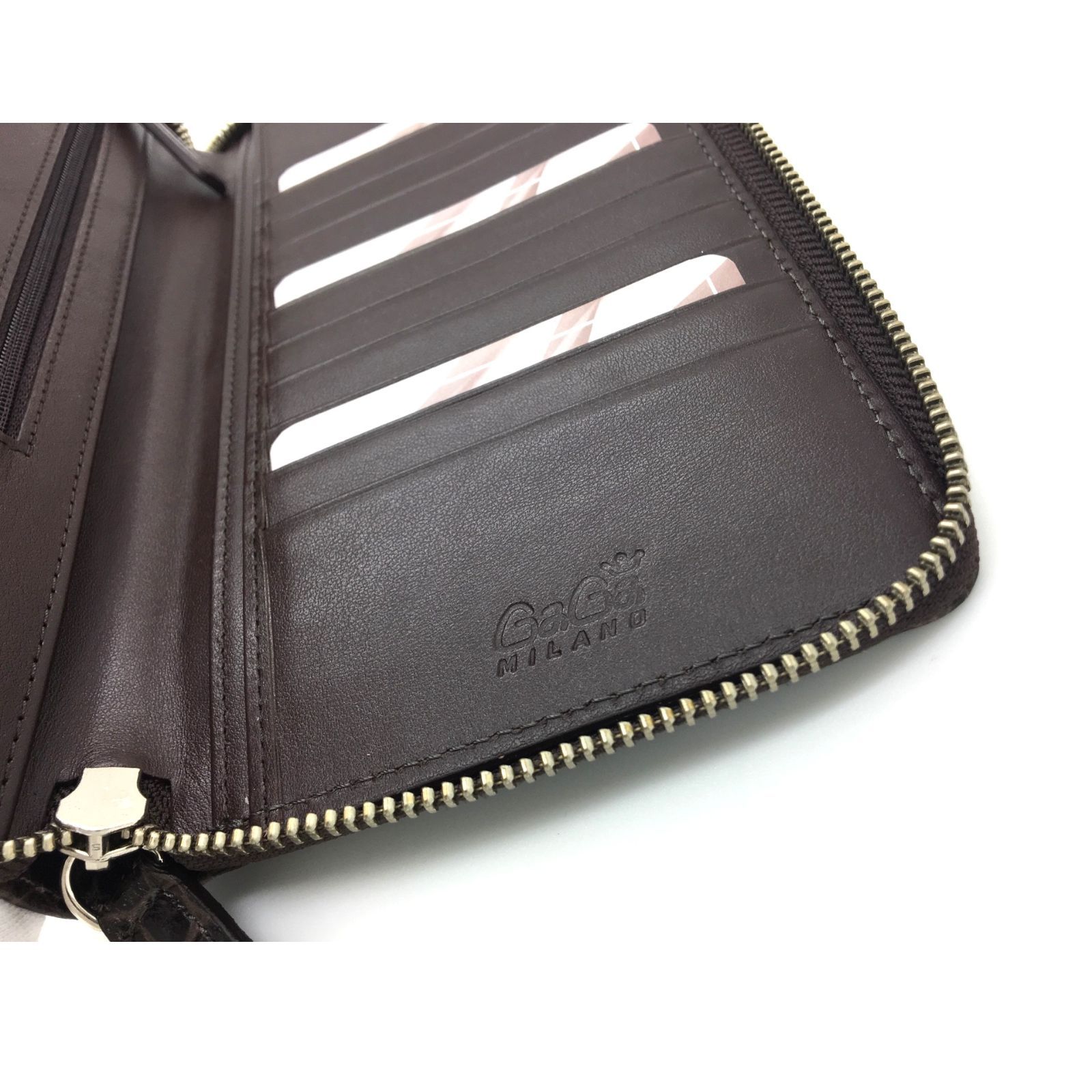 新品 GaGa MILANO ガガミラノ オーガナイザー ラウンドファスナー 