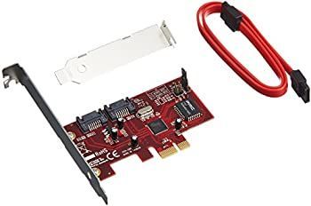 【中古】玄人志向 インターフェースボード SerialATAII  PCI-E LowProfile対応 SATA2I2-PCIE