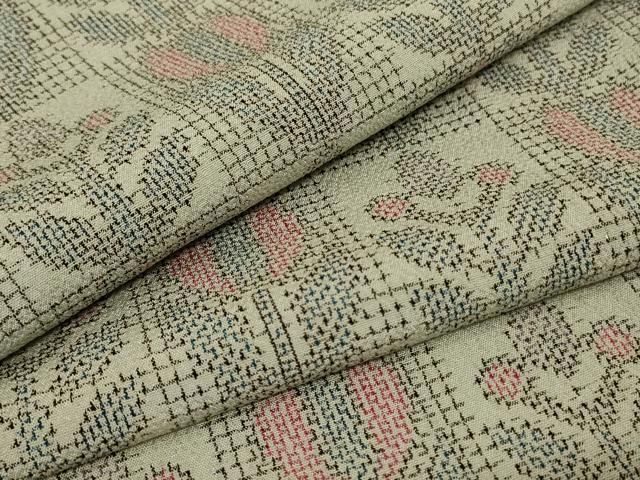 平和屋着物▽本塩沢　単衣　草花文　正絹　逸品　未使用　AAAX3844jd 平和屋着物▽本塩沢 単衣 草花文 正絹 逸品 未使用 AAAX3844jd - メルカリ