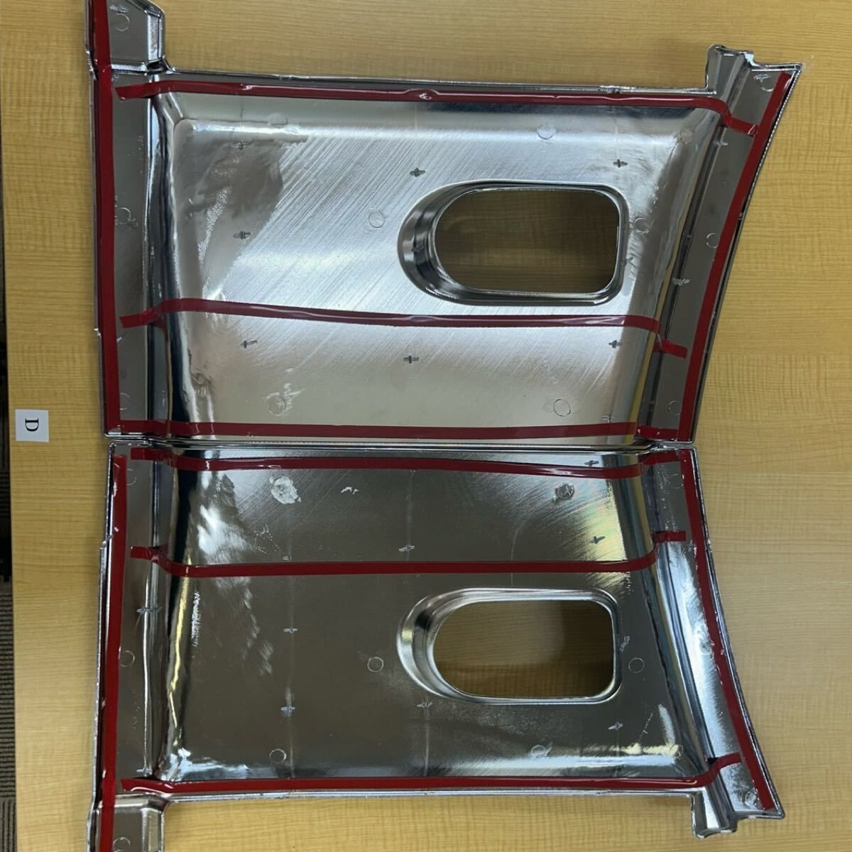 サイドカバー 日産UD クオン 17 パーフェクトクオン メッキ ステップ アッパー ガーニッシュ 左右 大型トラック シルバー 社外品