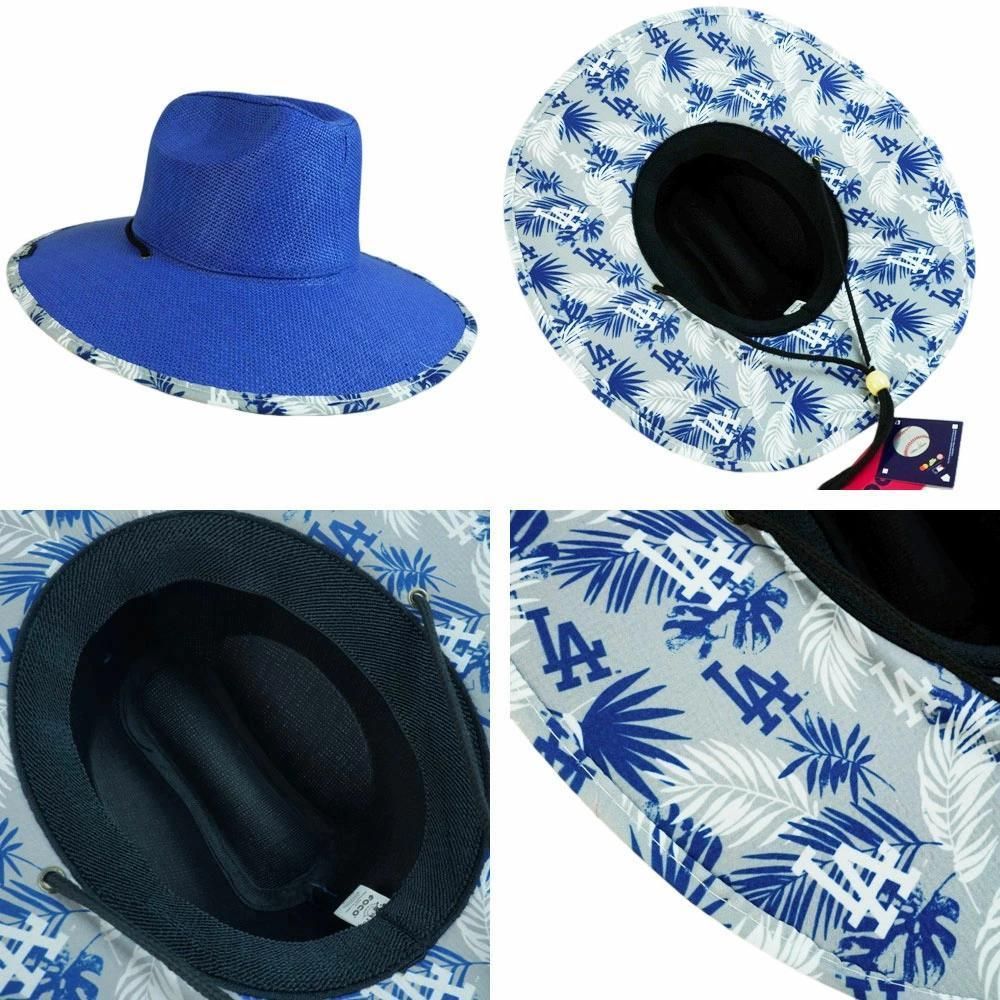 新品ロサンゼルスドジャース公式ストローハット麦わら帽子大谷