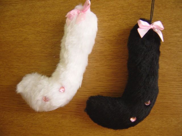 ♯Gpi08GDふさふさにゃんこしっぽストラップ4フルコンプ7種