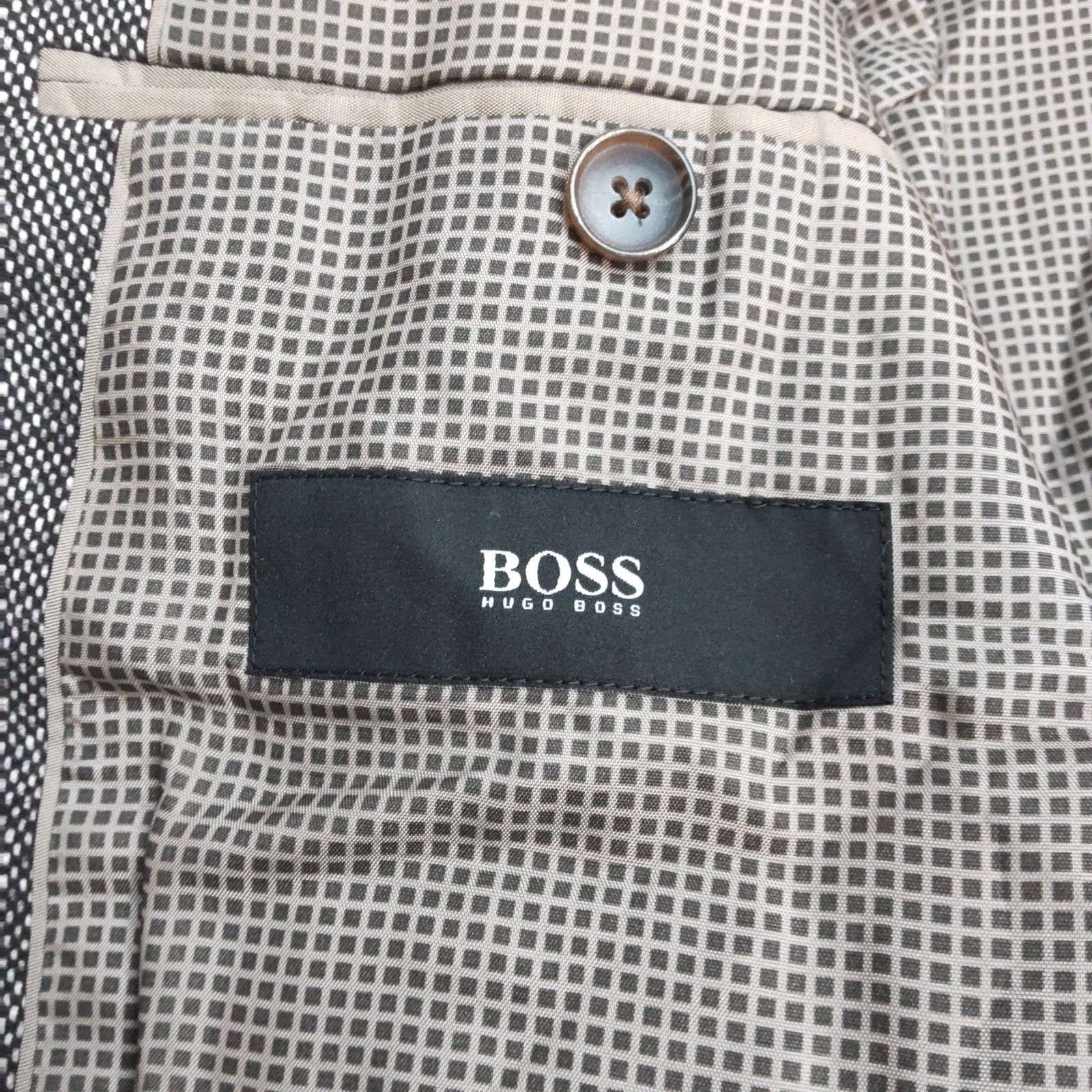 美品☆HUGO BOSS【ヒューゴボス】 テーラードジャケット【44/メンズS-M 