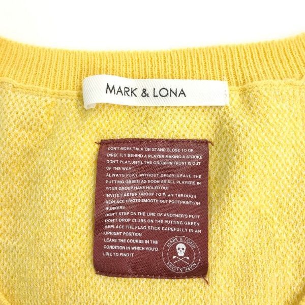 MARKu0026LONA マークアンドロナ Vネックニットセーター カモフラ柄