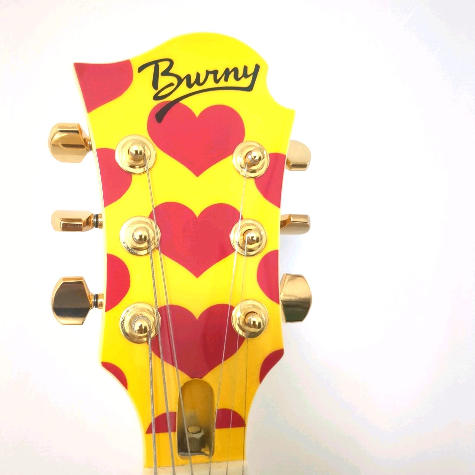 [8/31削除][傷汚れ極少]イエローハート　hide MG145S FERNANDES/BURNY BURNY / MG-145S Heart Yellow hide Model